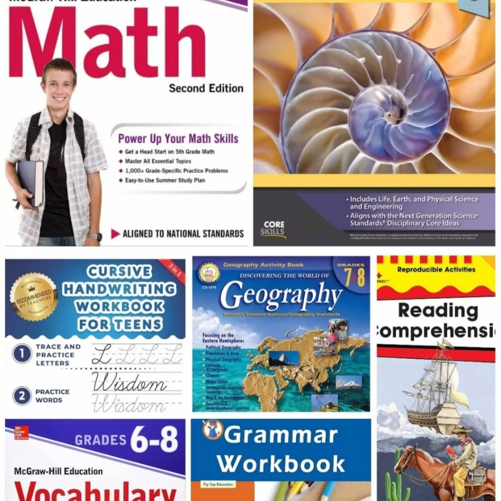 8th grade Curriculum books